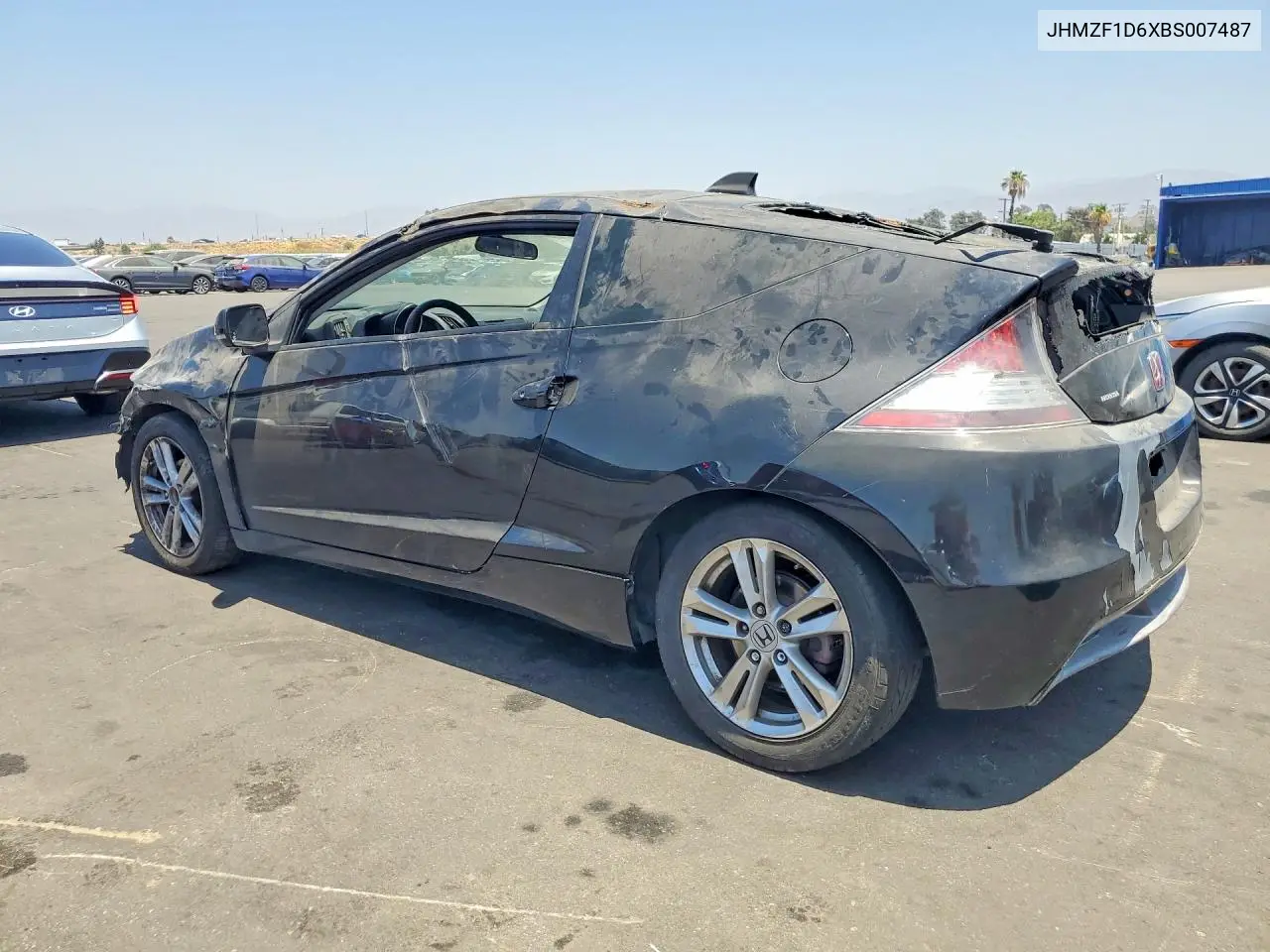 2011 Honda Cr-Z Ex VIN: JHMZF1D6XBS007487 Lot: 60805476