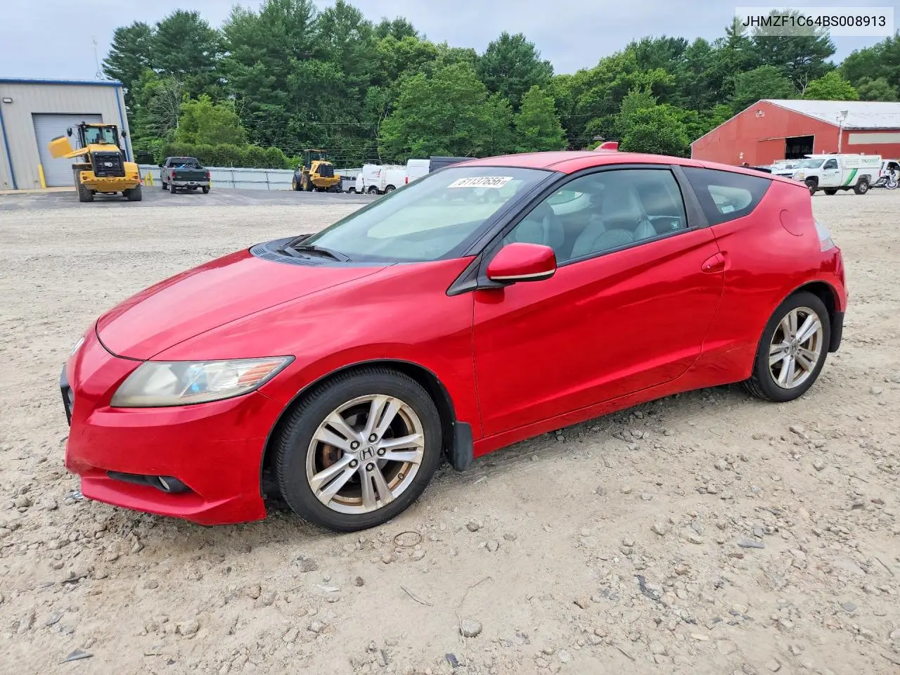 2011 Honda Cr-Z Ex VIN: JHMZF1C64BS008913 Lot: 61137656