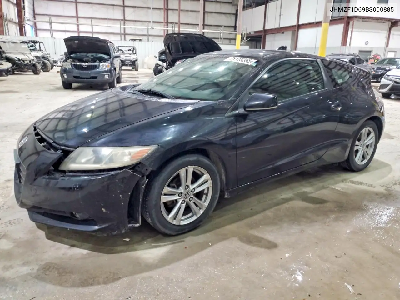 2011 Honda Cr-Z Ex VIN: JHMZF1D69BS000885 Lot: 78118395