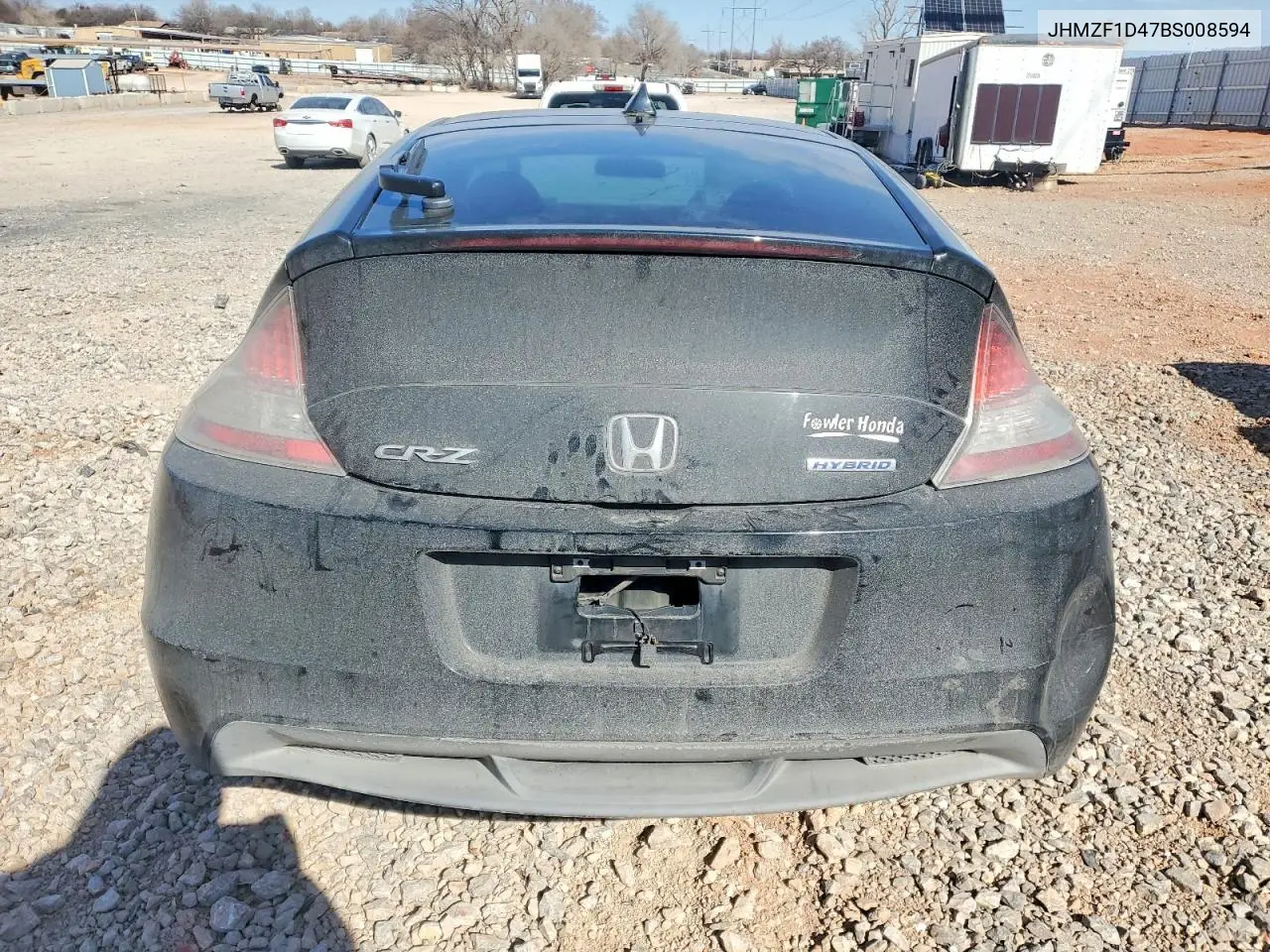 2011 Honda Cr-Z VIN: JHMZF1D47BS008594 Lot: 78464205