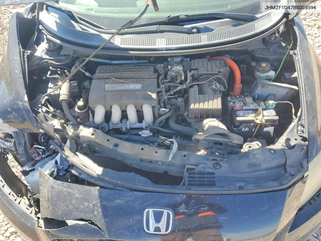 2011 Honda Cr-Z VIN: JHMZF1D47BS008594 Lot: 78464205