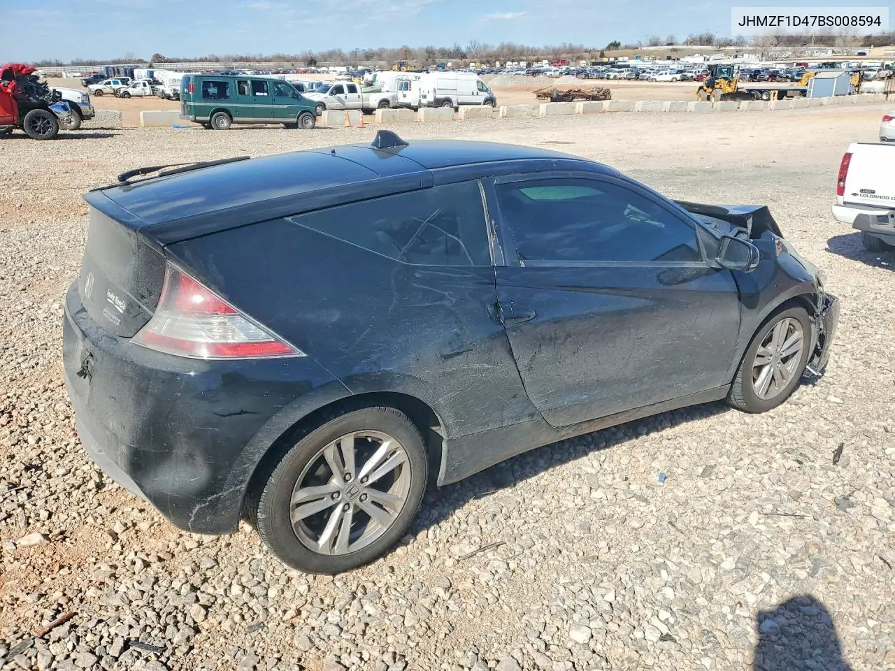 2011 Honda Cr-Z VIN: JHMZF1D47BS008594 Lot: 78464205