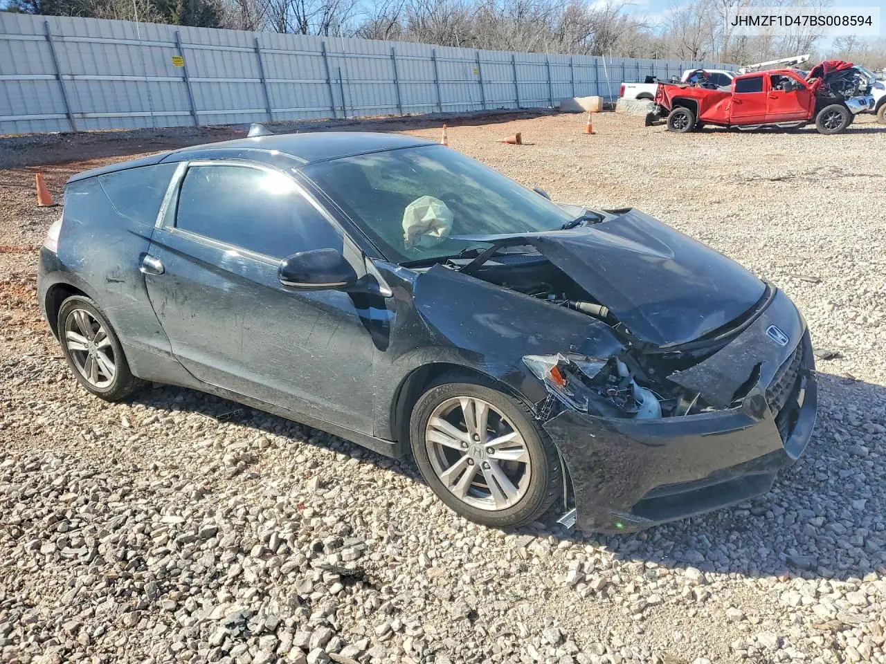 2011 Honda Cr-Z VIN: JHMZF1D47BS008594 Lot: 78464205