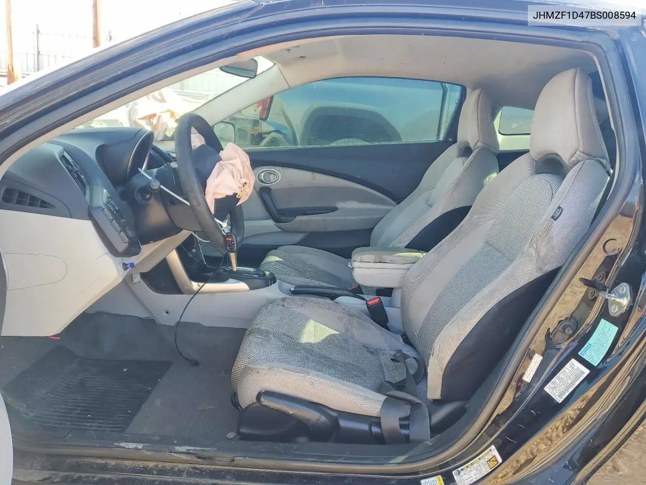 2011 Honda Cr-Z VIN: JHMZF1D47BS008594 Lot: 78464205