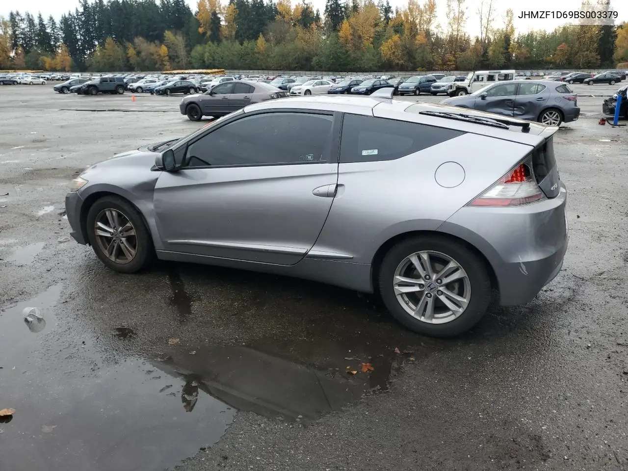 2011 Honda Cr-Z Ex VIN: JHMZF1D69BS003379 Lot: 92486995