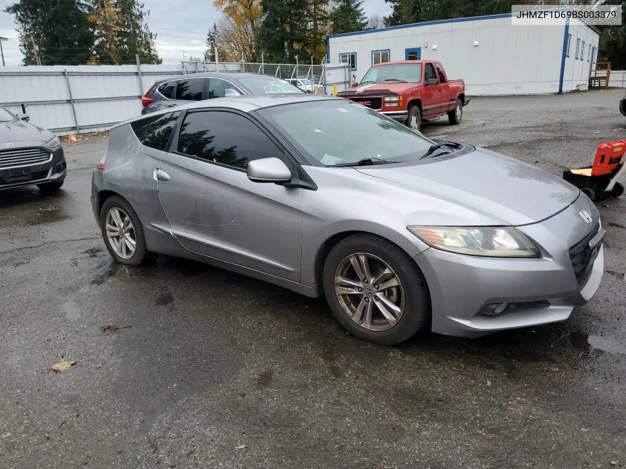 2011 Honda Cr-Z Ex VIN: JHMZF1D69BS003379 Lot: 92486995
