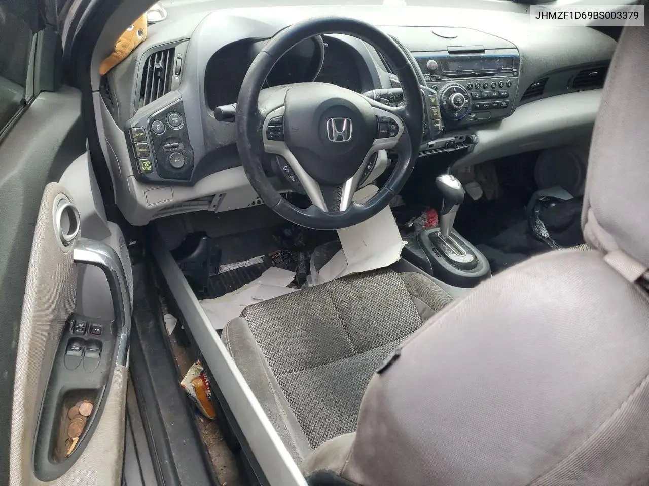 2011 Honda Cr-Z Ex VIN: JHMZF1D69BS003379 Lot: 92486995