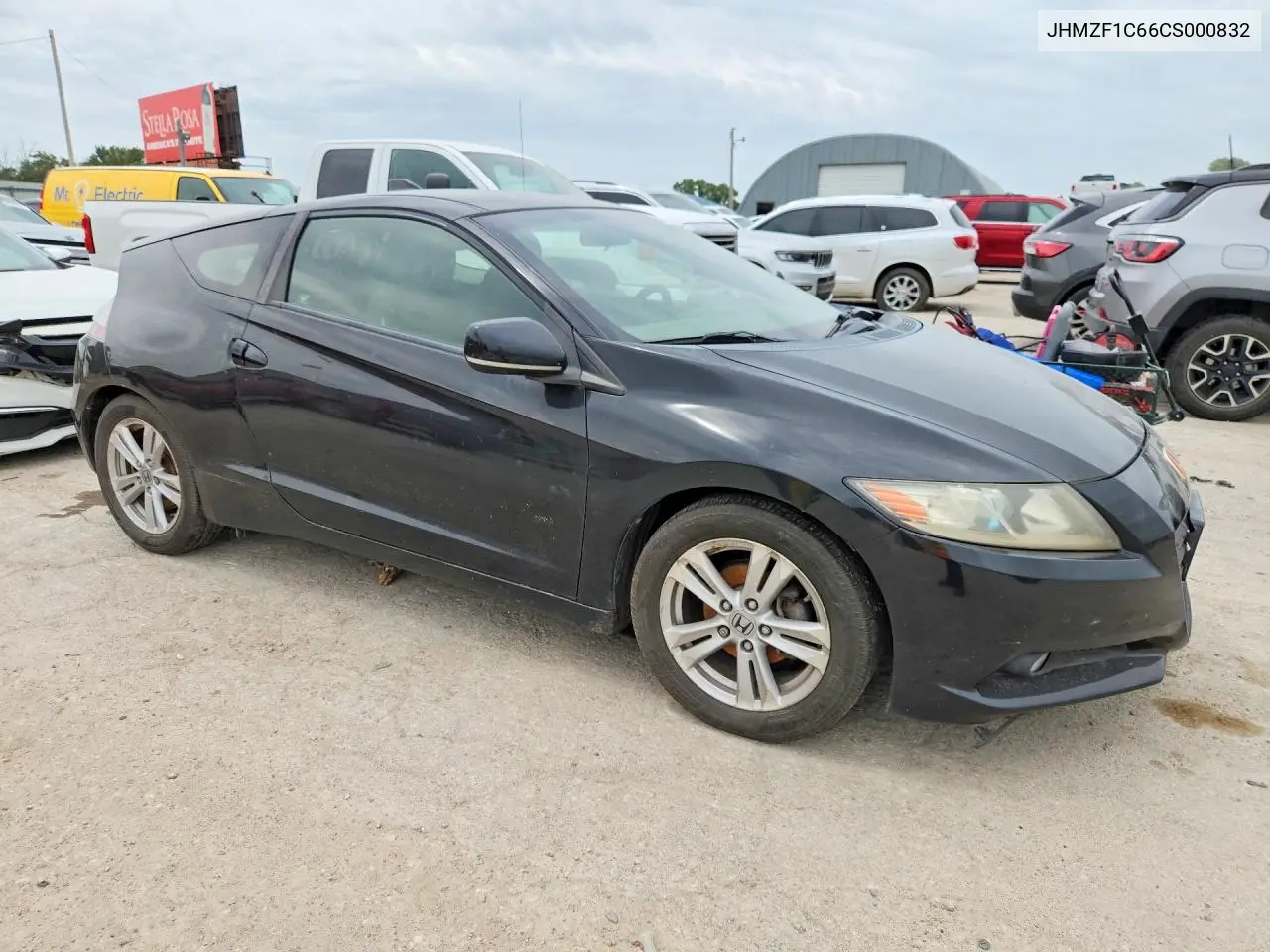 2012 Honda Cr-Z Ex VIN: JHMZF1C66CS000832 Lot: 59631826