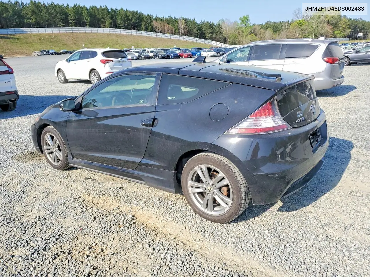 2013 Honda Cr-Z VIN: JHMZF1D48DS002483 Lot: 48410126
