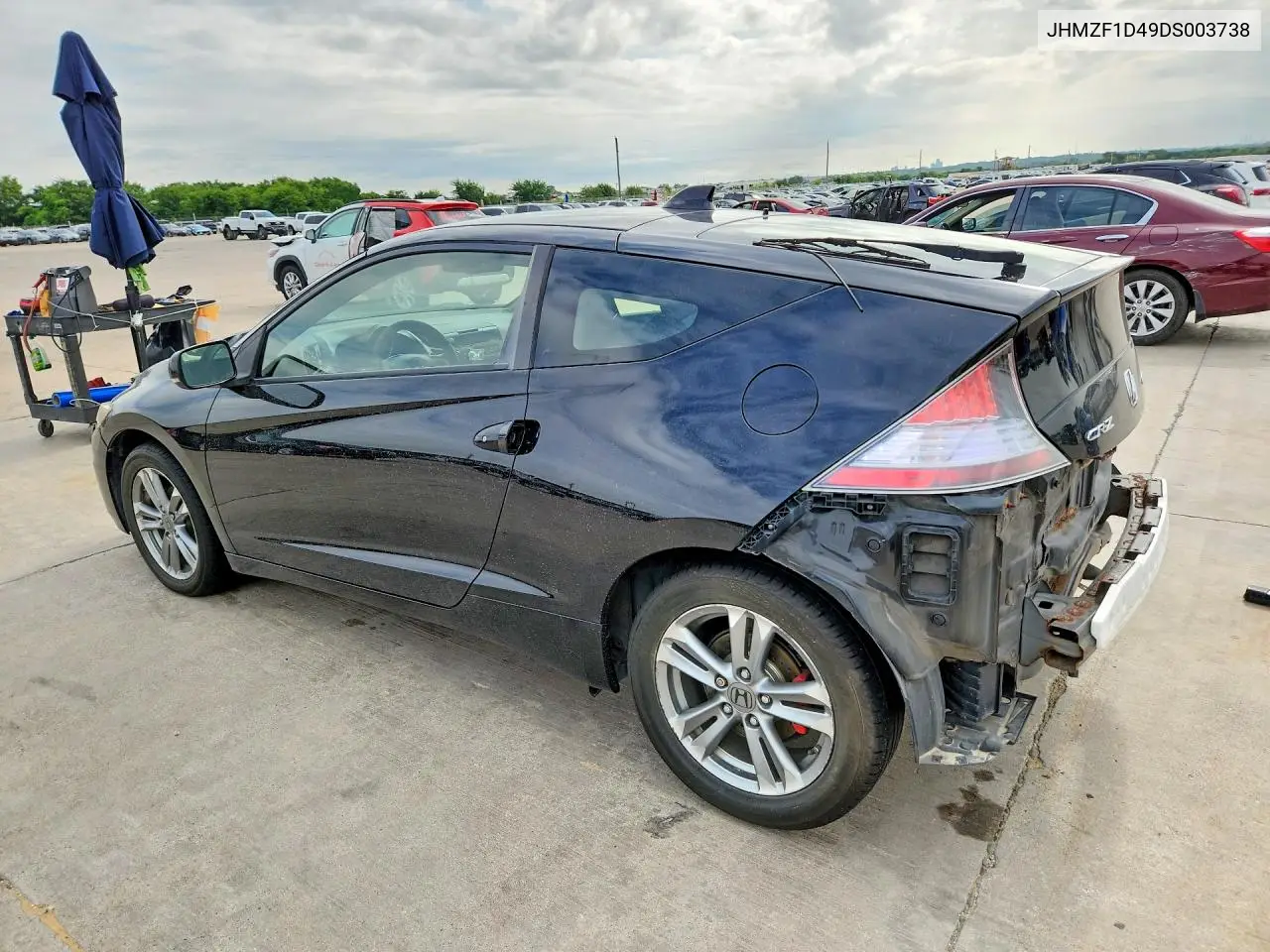 2013 Honda Cr-Z VIN: JHMZF1D49DS003738 Lot: 57033006
