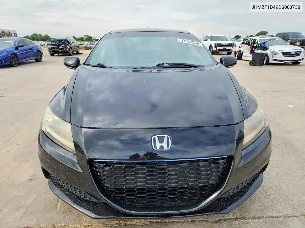 2013 Honda Cr-Z VIN: JHMZF1D49DS003738 Lot: 57033006