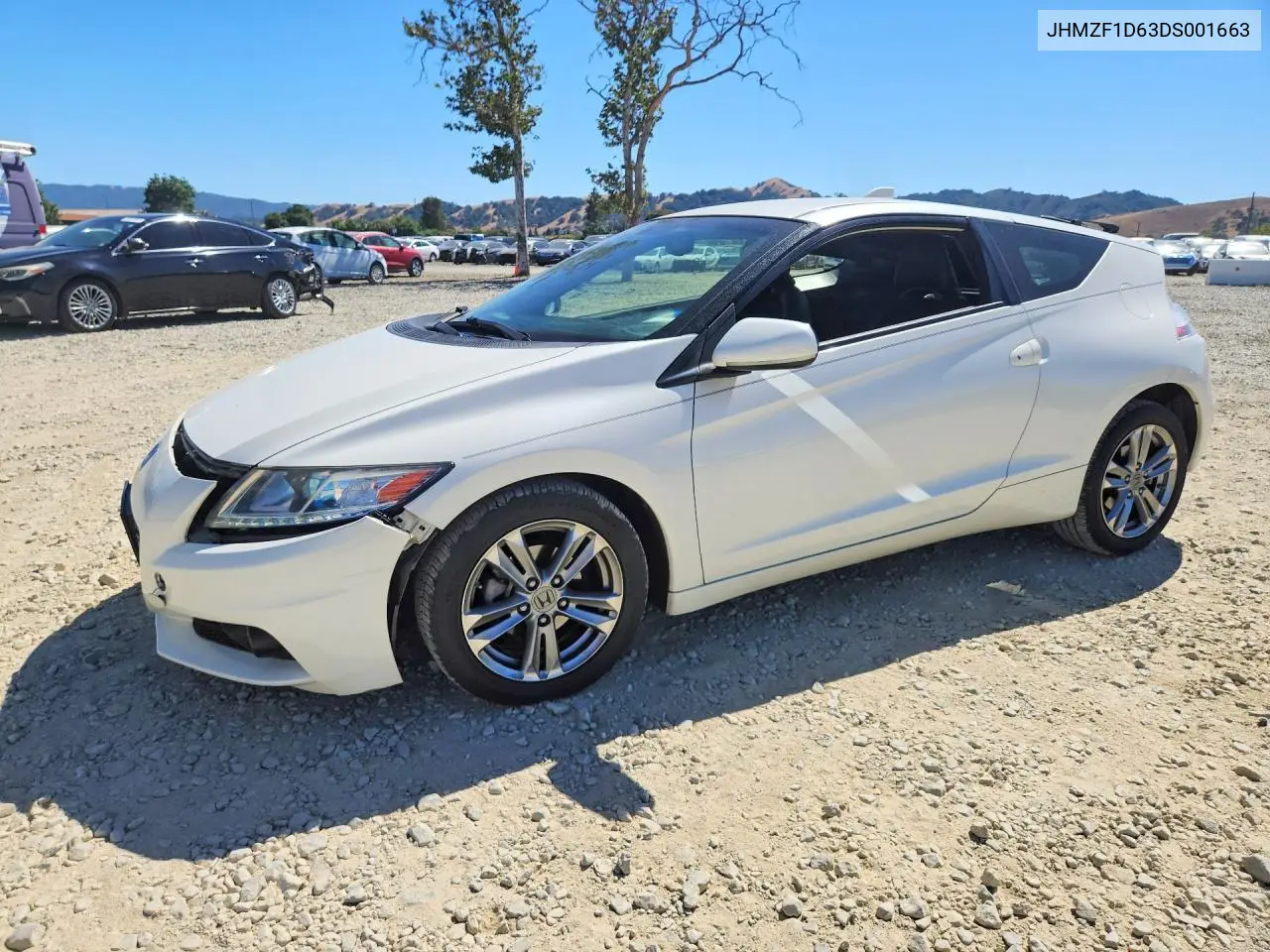 2013 Honda Cr-Z VIN: JHMZF1D63DS001663 Lot: 57065726