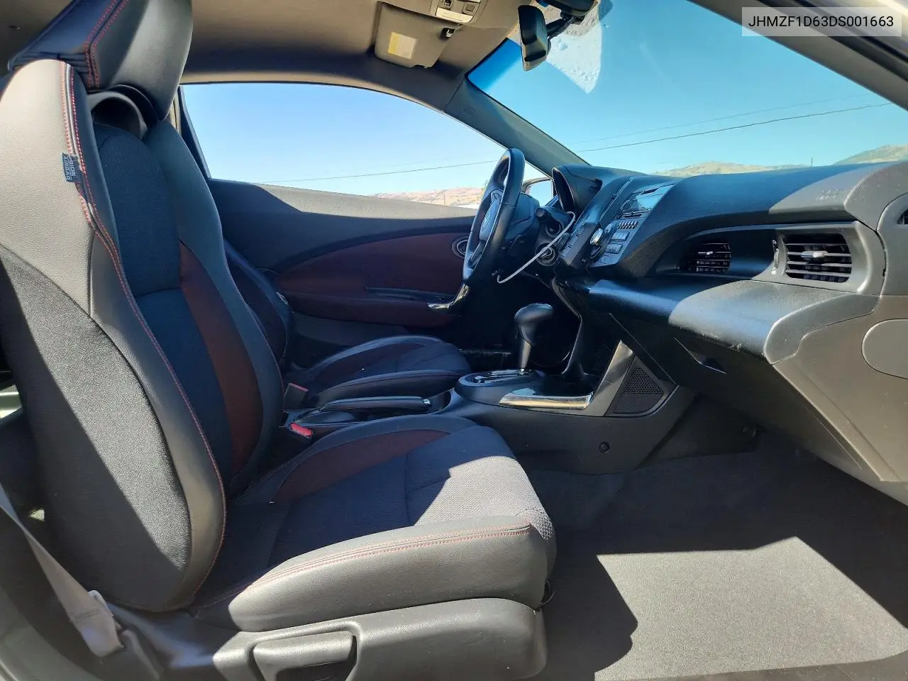 2013 Honda Cr-Z VIN: JHMZF1D63DS001663 Lot: 57065726