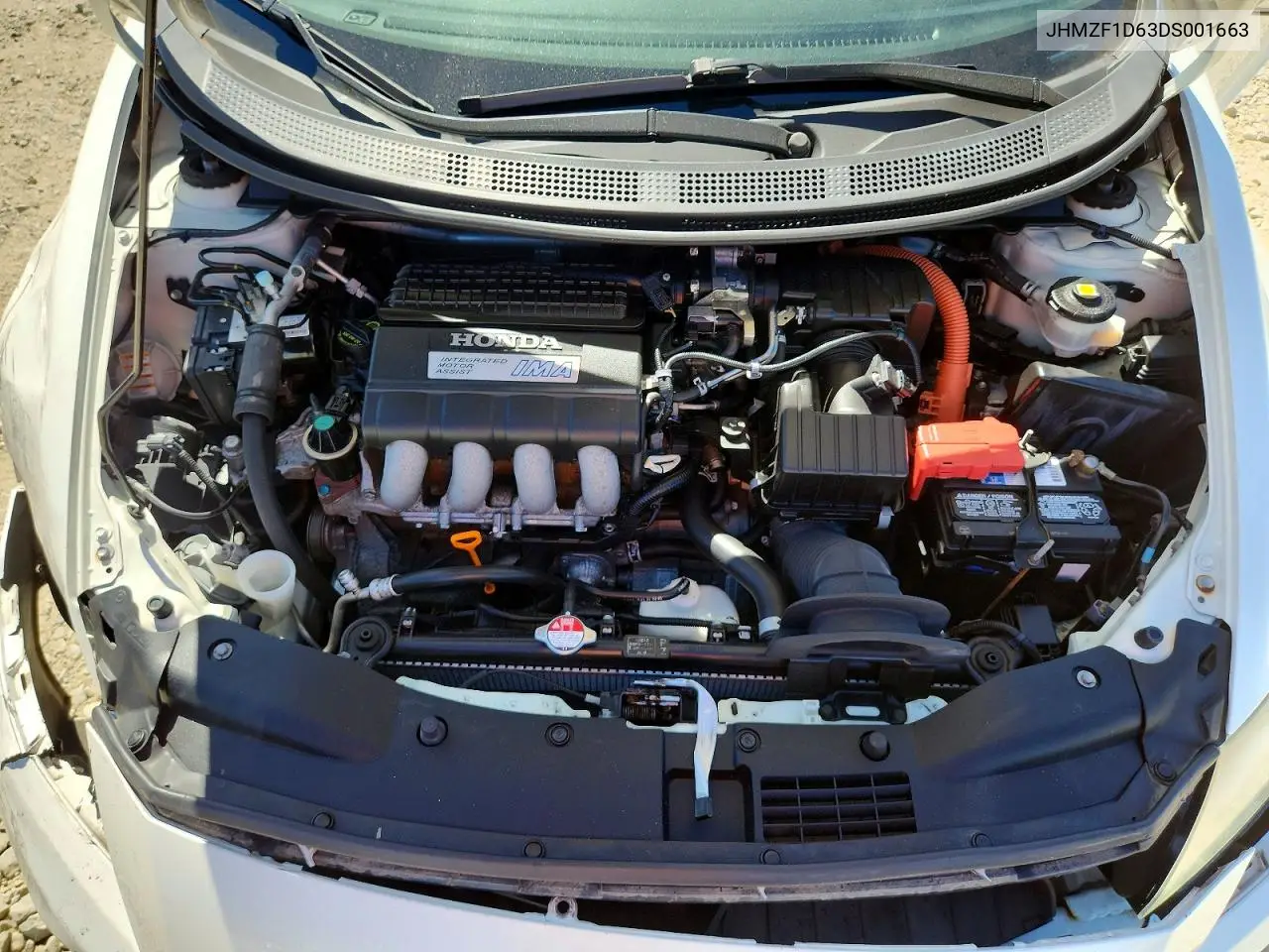 2013 Honda Cr-Z VIN: JHMZF1D63DS001663 Lot: 57065726