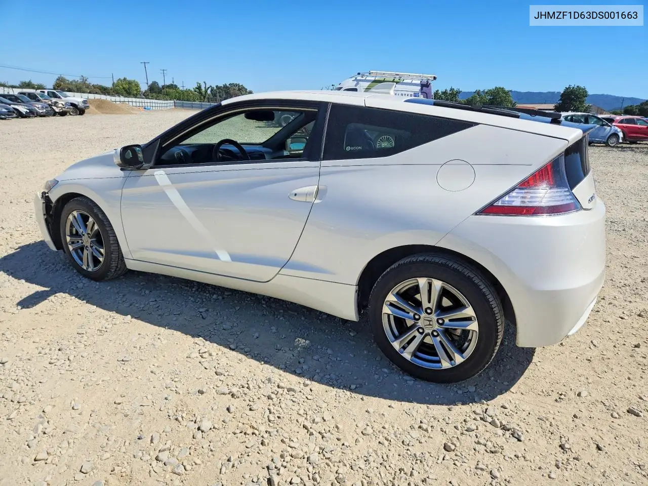 2013 Honda Cr-Z VIN: JHMZF1D63DS001663 Lot: 57065726