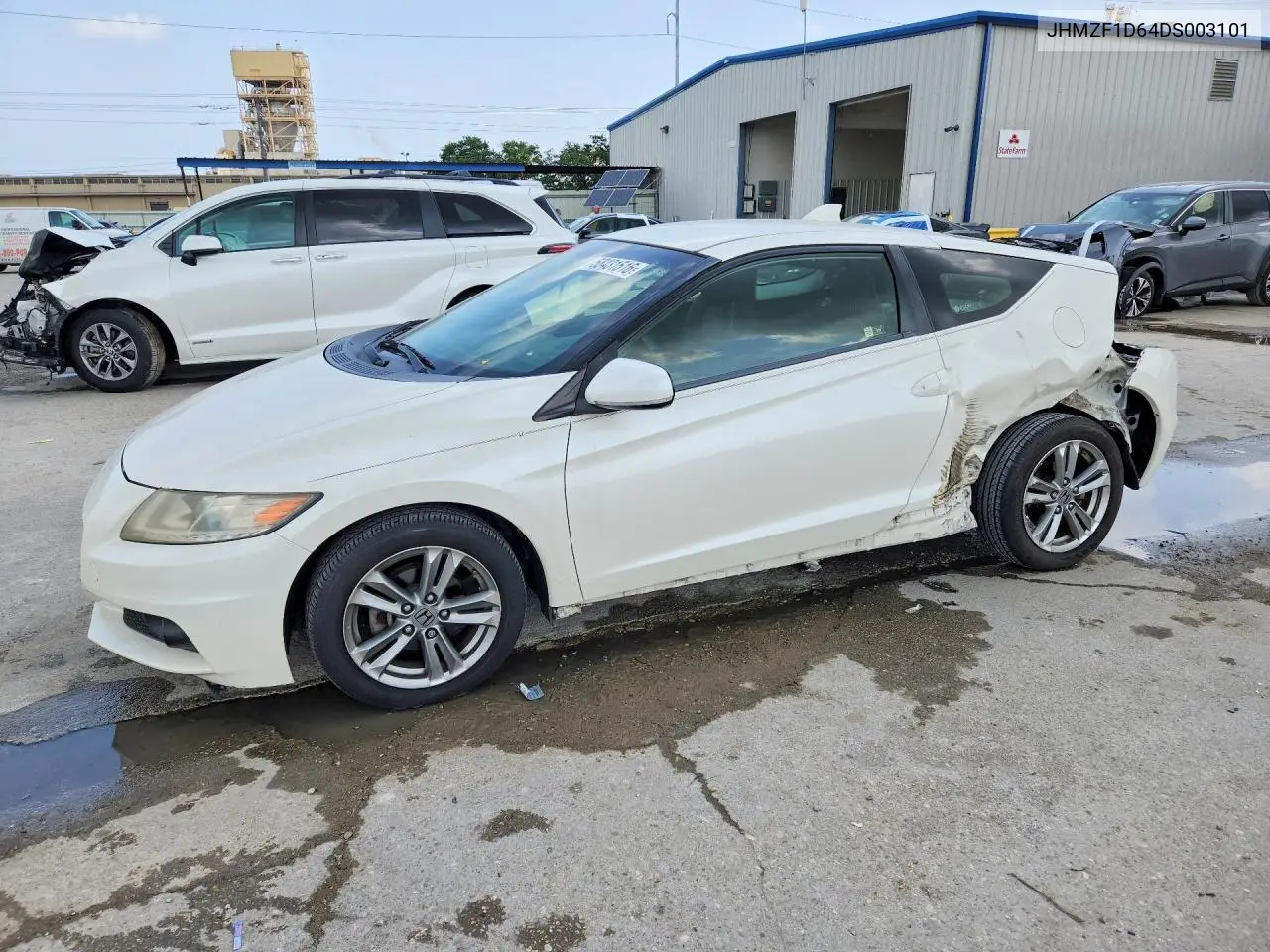2013 Honda Cr-Z Ex VIN: JHMZF1D64DS003101 Lot: 58431516