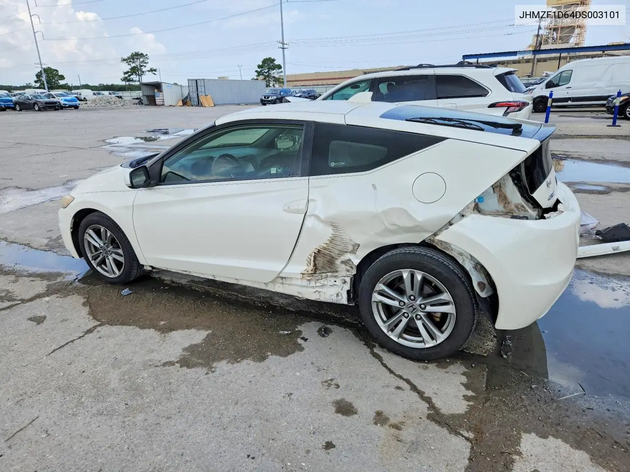2013 Honda Cr-Z Ex VIN: JHMZF1D64DS003101 Lot: 58431516