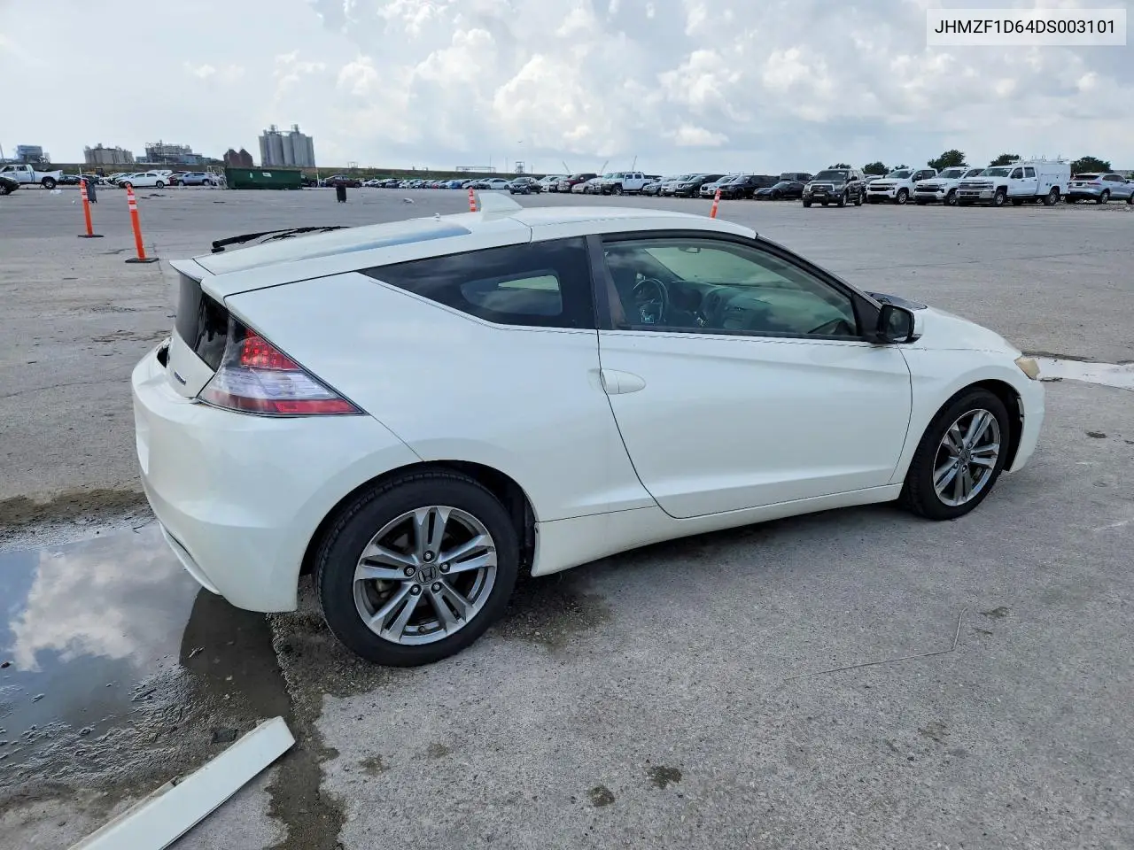 2013 Honda Cr-Z Ex VIN: JHMZF1D64DS003101 Lot: 58431516