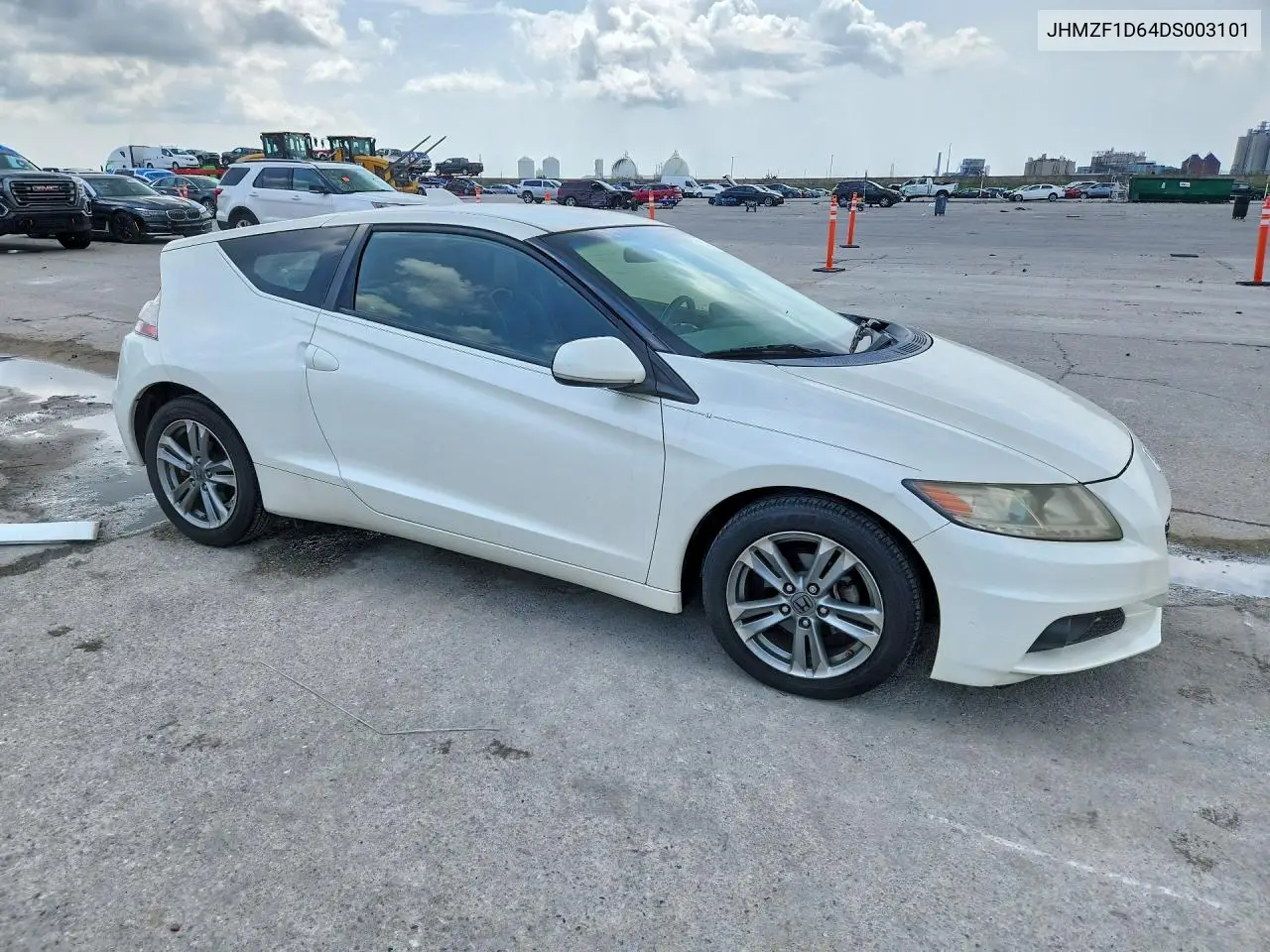 2013 Honda Cr-Z Ex VIN: JHMZF1D64DS003101 Lot: 58431516