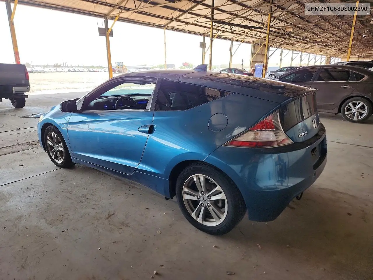 2013 Honda Cr-Z Ex VIN: JHMZF1C68DS002390 Lot: 61018436