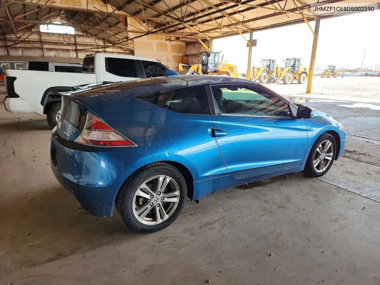2013 Honda Cr-Z Ex VIN: JHMZF1C68DS002390 Lot: 61018436