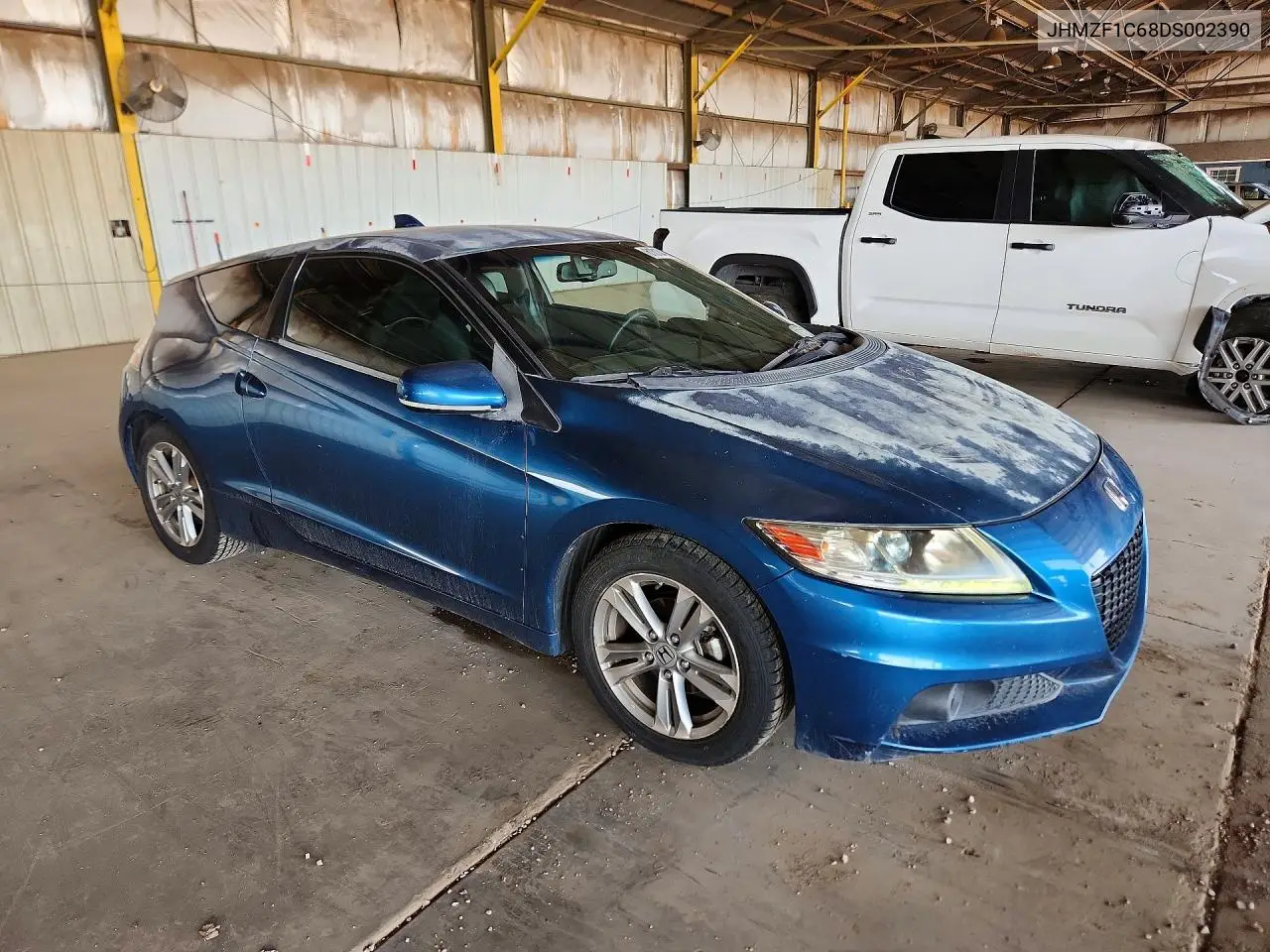 2013 Honda Cr-Z Ex VIN: JHMZF1C68DS002390 Lot: 61018436