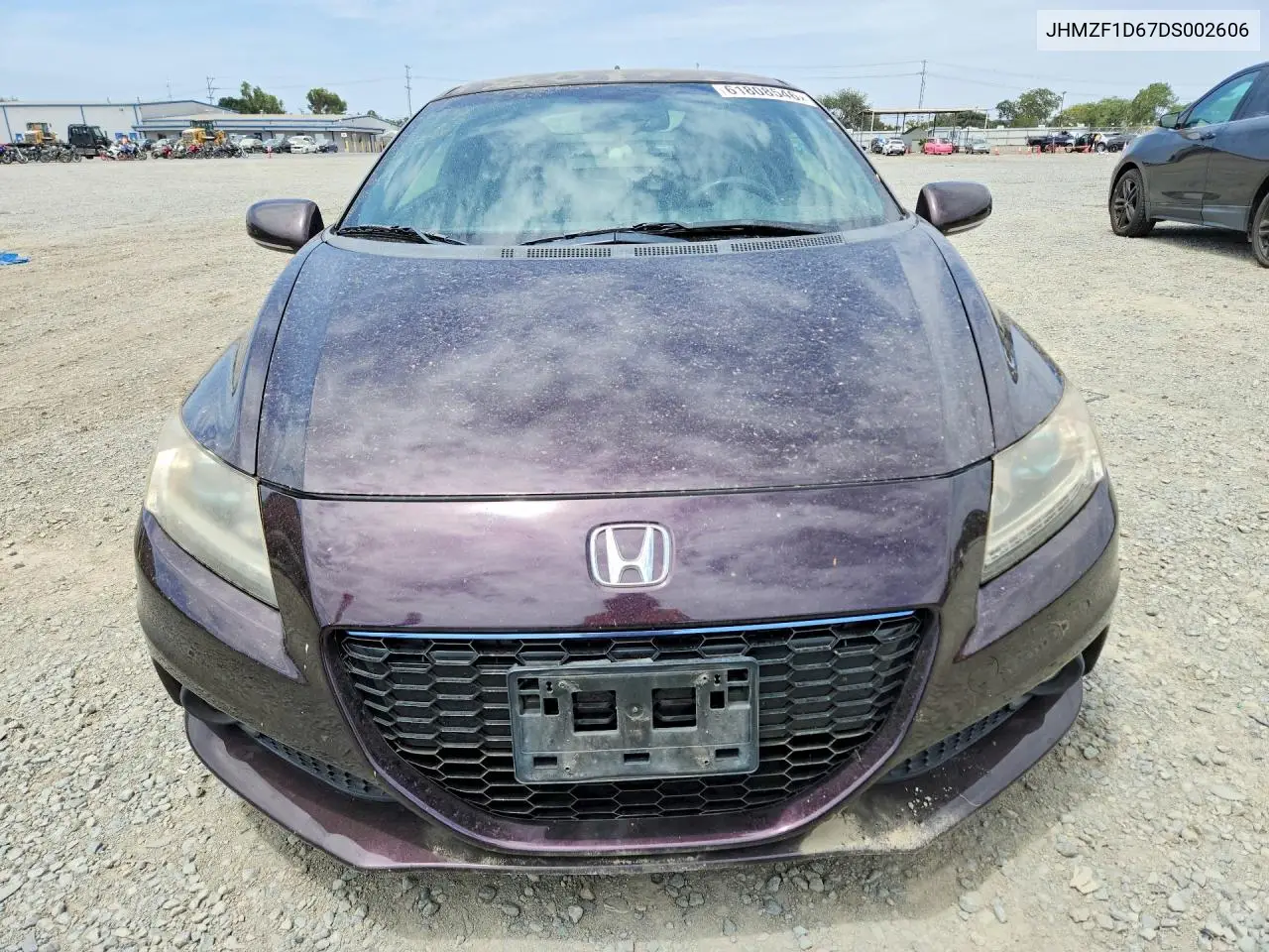 2013 Honda Cr-Z Ex VIN: JHMZF1D67DS002606 Lot: 61808546