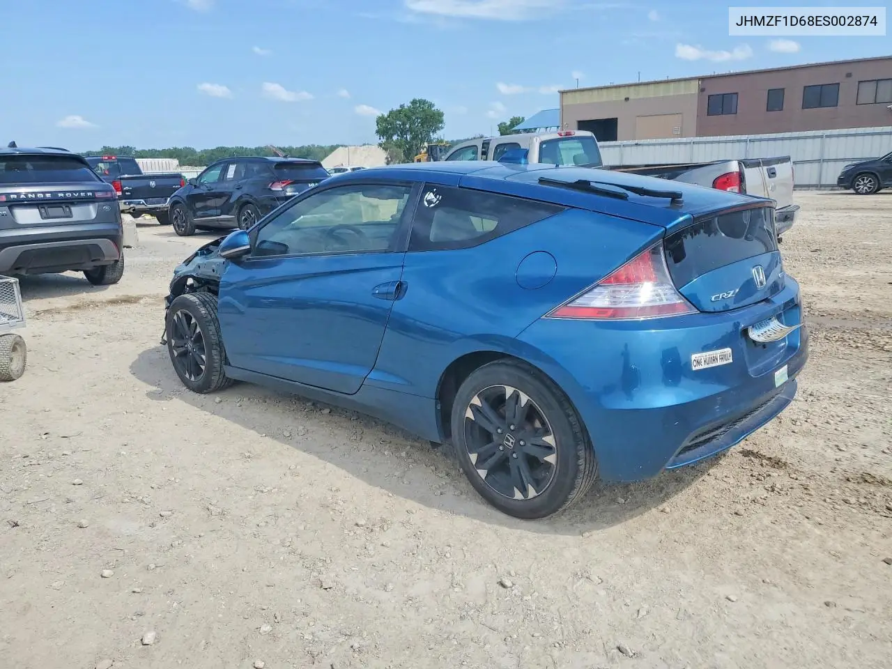 2014 Honda Cr-Z Ex VIN: JHMZF1D68ES002874 Lot: 58989396