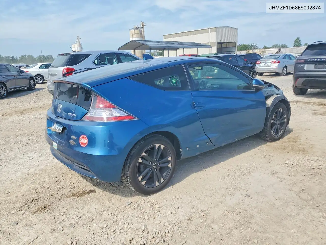 2014 Honda Cr-Z Ex VIN: JHMZF1D68ES002874 Lot: 58989396