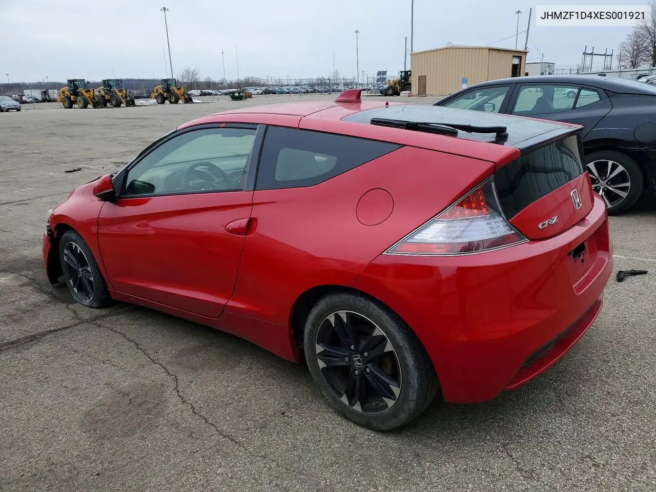 2014 Honda Cr-Z VIN: JHMZF1D4XES001921 Lot: 78491495