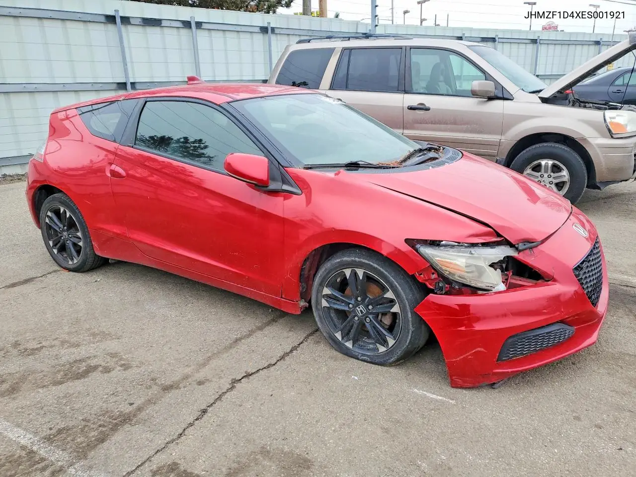 2014 Honda Cr-Z VIN: JHMZF1D4XES001921 Lot: 78491495
