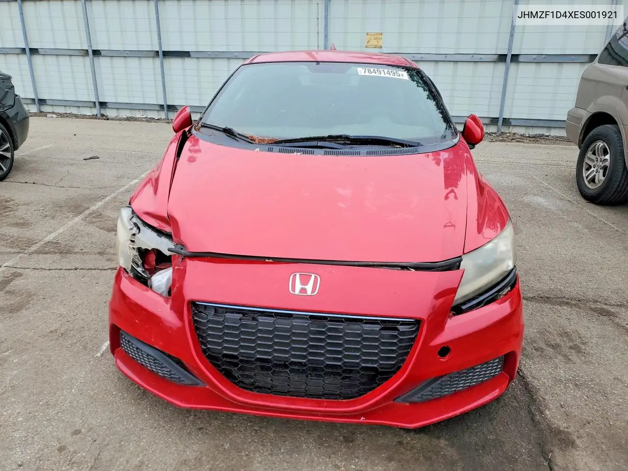 2014 Honda Cr-Z VIN: JHMZF1D4XES001921 Lot: 78491495