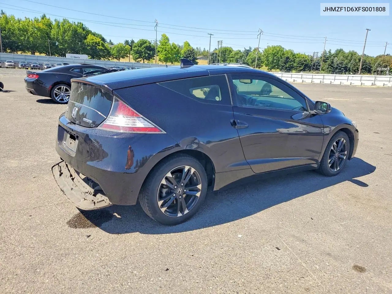 2015 Honda Cr-Z Ex VIN: JHMZF1D6XFS001808 Lot: 61011266
