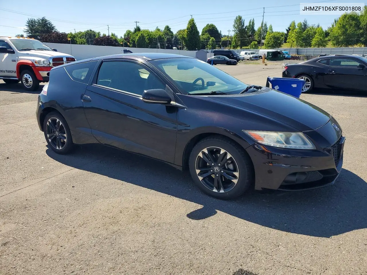 2015 Honda Cr-Z Ex VIN: JHMZF1D6XFS001808 Lot: 61011266