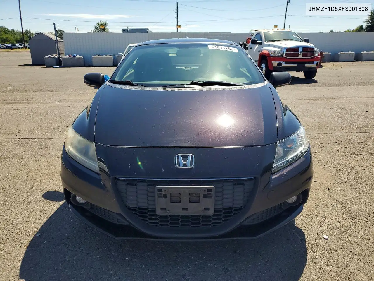 2015 Honda Cr-Z Ex VIN: JHMZF1D6XFS001808 Lot: 61011266