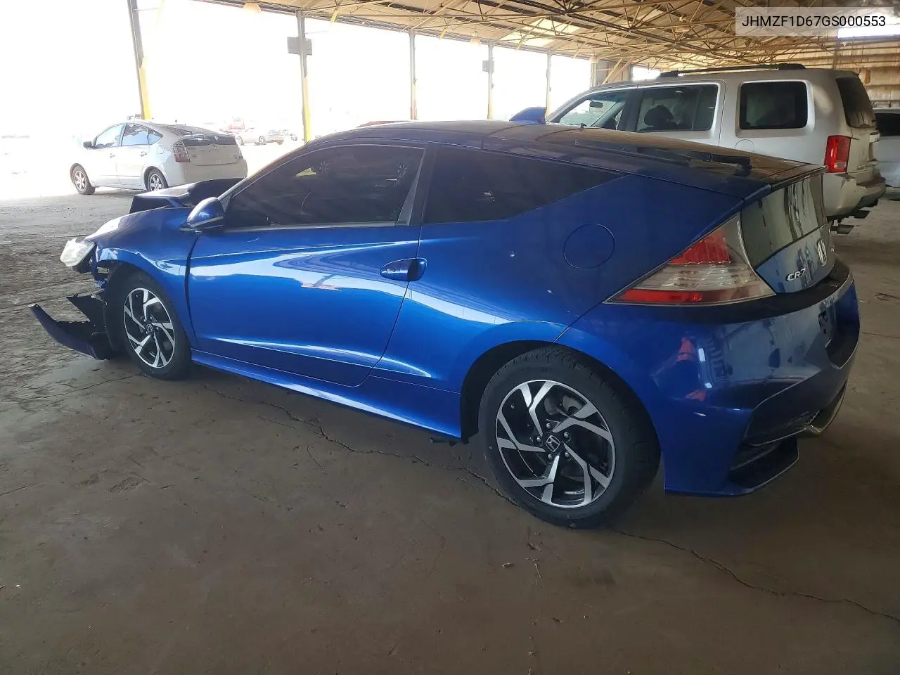 2016 Honda Cr-Z Ex VIN: JHMZF1D67GS000553 Lot: 53586756