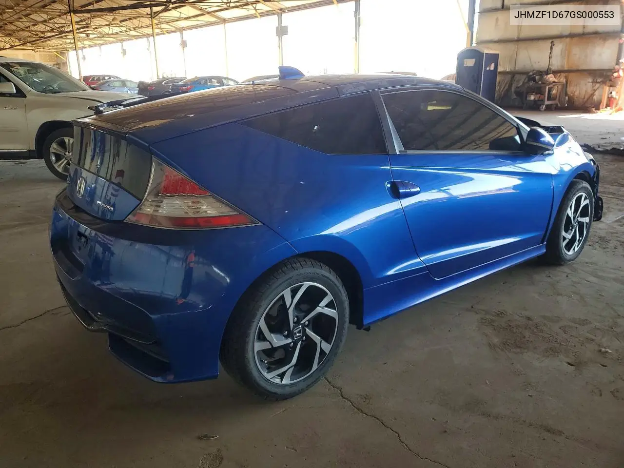 2016 Honda Cr-Z Ex VIN: JHMZF1D67GS000553 Lot: 53586756