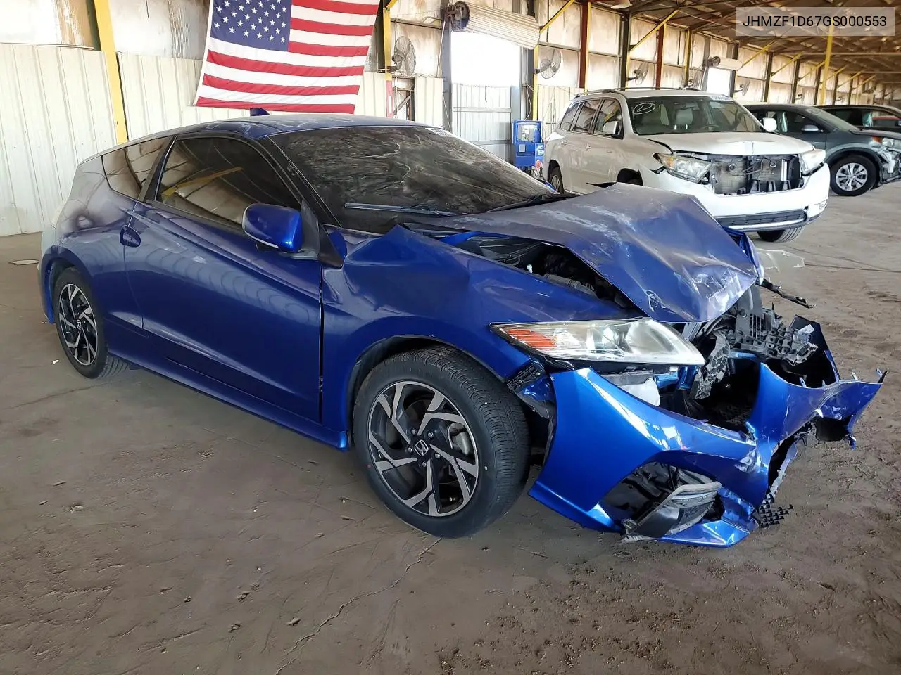 2016 Honda Cr-Z Ex VIN: JHMZF1D67GS000553 Lot: 53586756