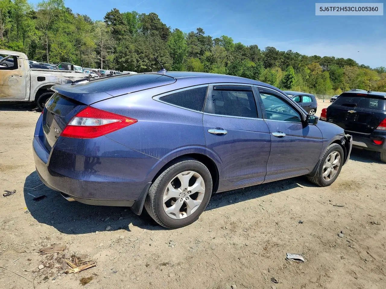 2012 Honda Crosstour Exl VIN: 5J6TF2H53CL005360 Lot: 50194176