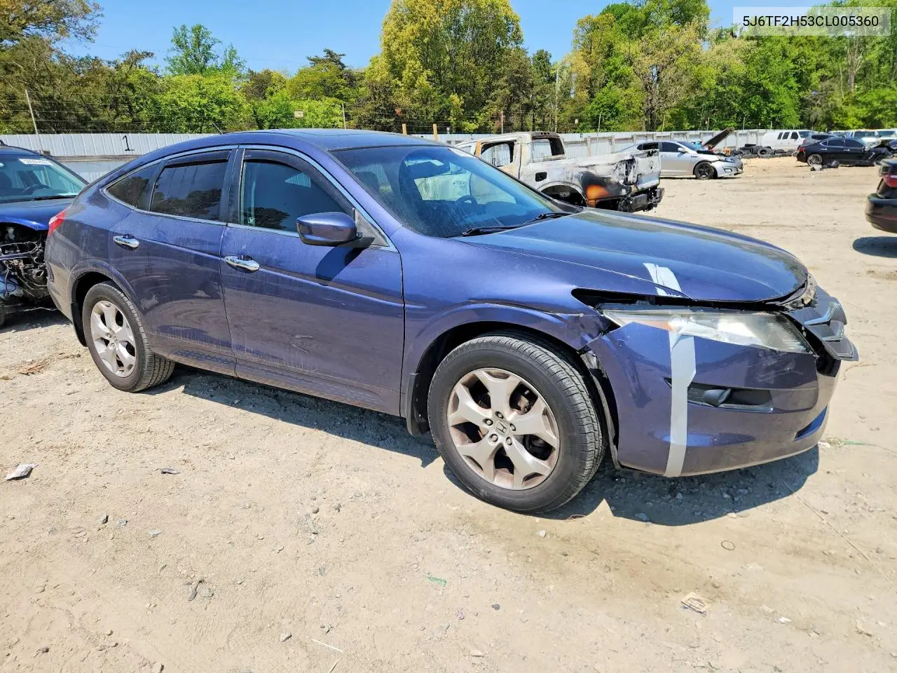 2012 Honda Crosstour Exl VIN: 5J6TF2H53CL005360 Lot: 50194176