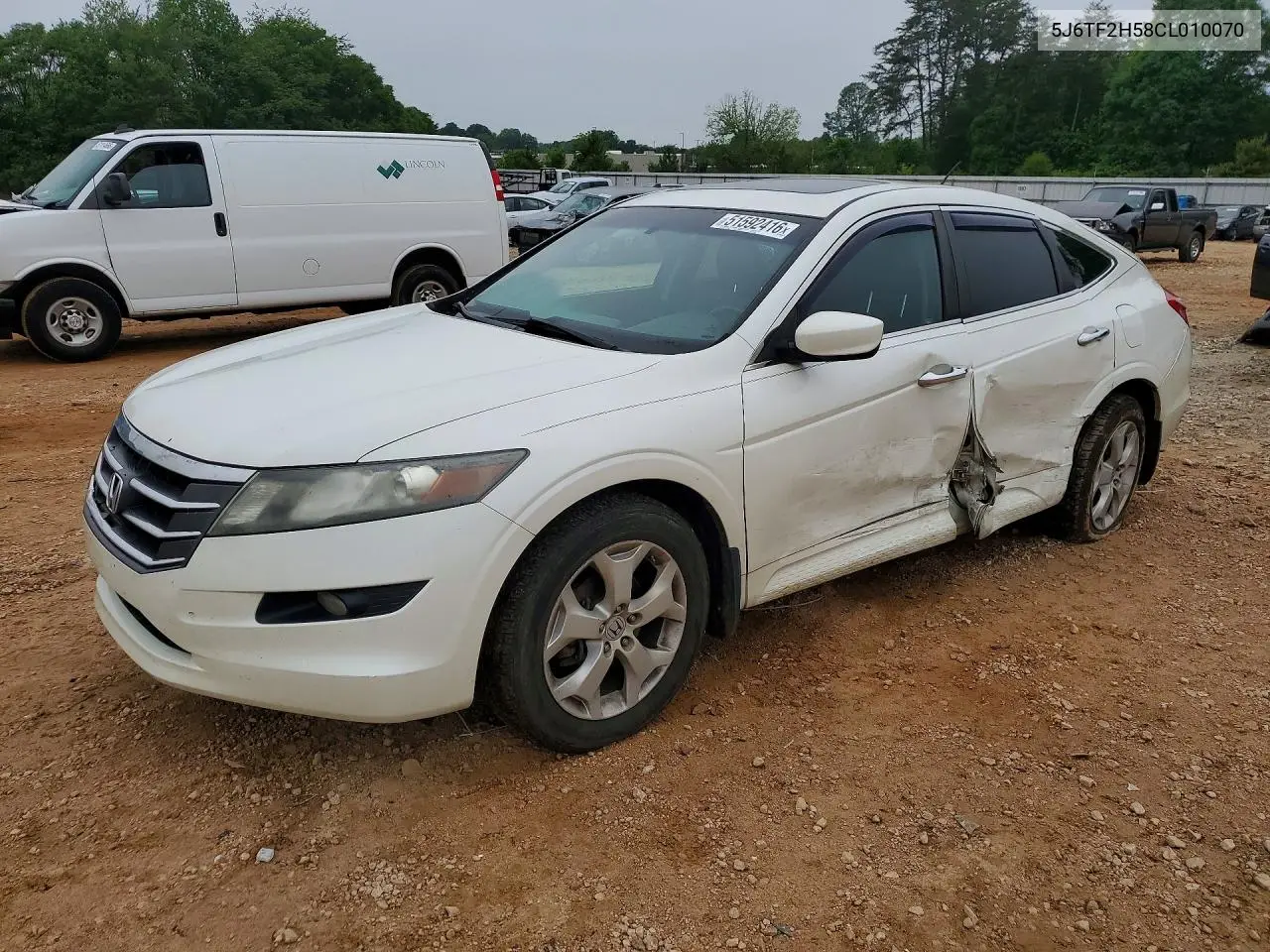 2012 Honda Crosstour Exl VIN: 5J6TF2H58CL010070 Lot: 51592416