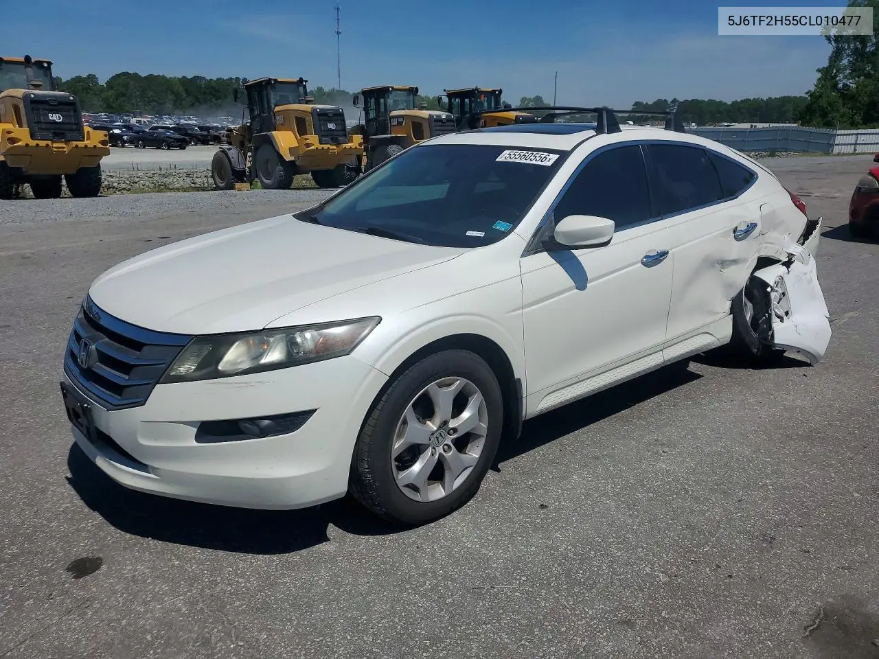 2012 Honda Crosstour Exl VIN: 5J6TF2H55CL010477 Lot: 55560556