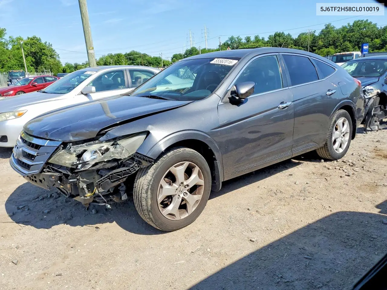 2012 Honda Crosstour Exl VIN: 5J6TF2H58CL010019 Lot: 55562016