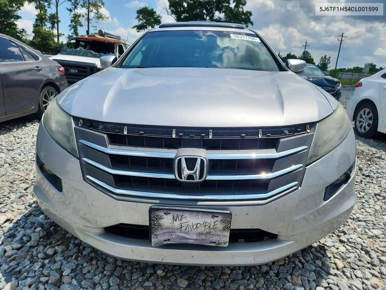 2012 Honda Crosstour Exl VIN: 5J6TF1H54CL001599 Lot: 56331766