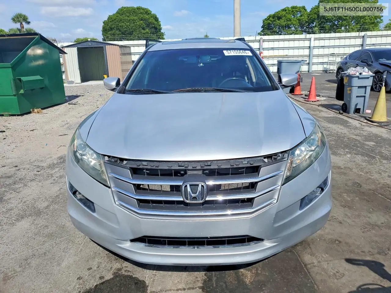 2012 Honda Crosstour Exl VIN: 5J6TF1H50CL000756 Lot: 57155646