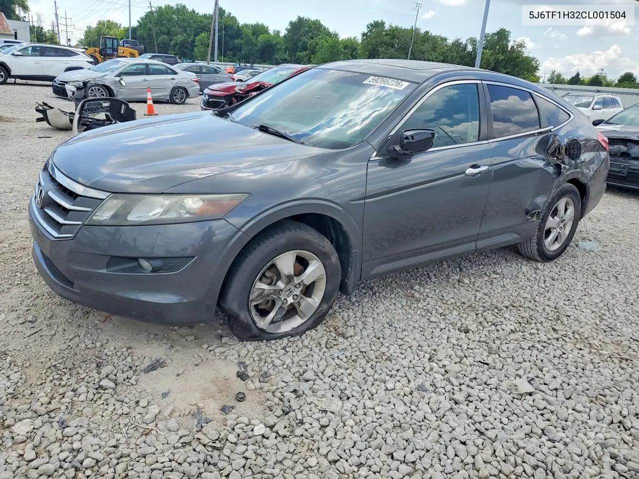 2012 Honda Crosstour Ex VIN: 5J6TF1H32CL001504 Lot: 59266226
