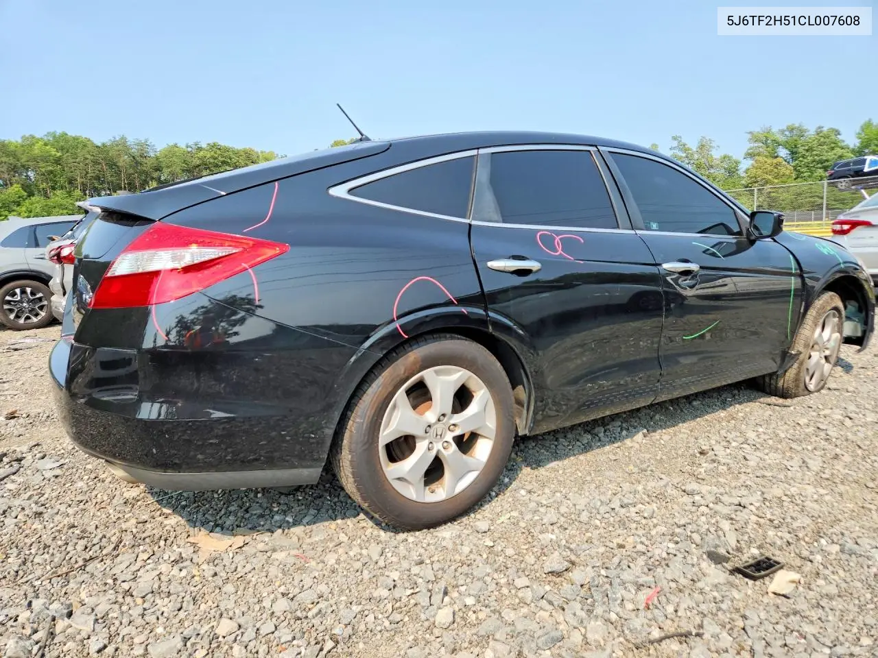 2012 Honda Crosstour Exl VIN: 5J6TF2H51CL007608 Lot: 60819956