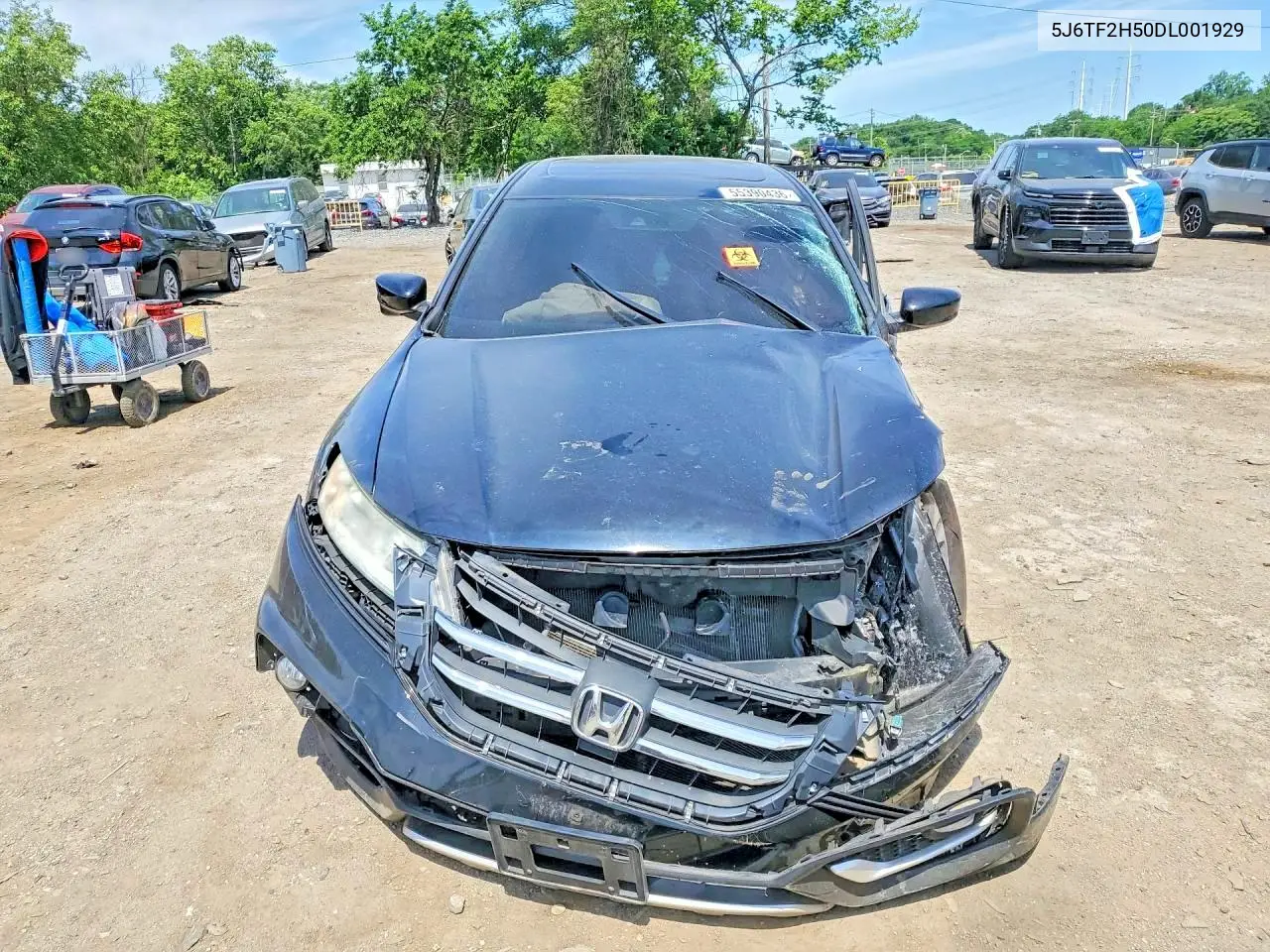 2013 Honda Crosstour Exl VIN: 5J6TF2H50DL001929 Lot: 55390436