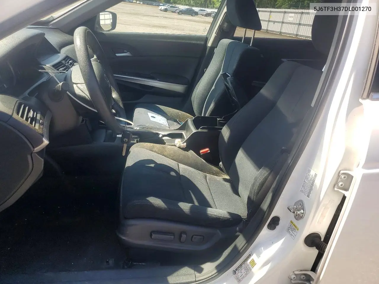 2013 Honda Crosstour Ex VIN: 5J6TF3H37DL001270 Lot: 55755106