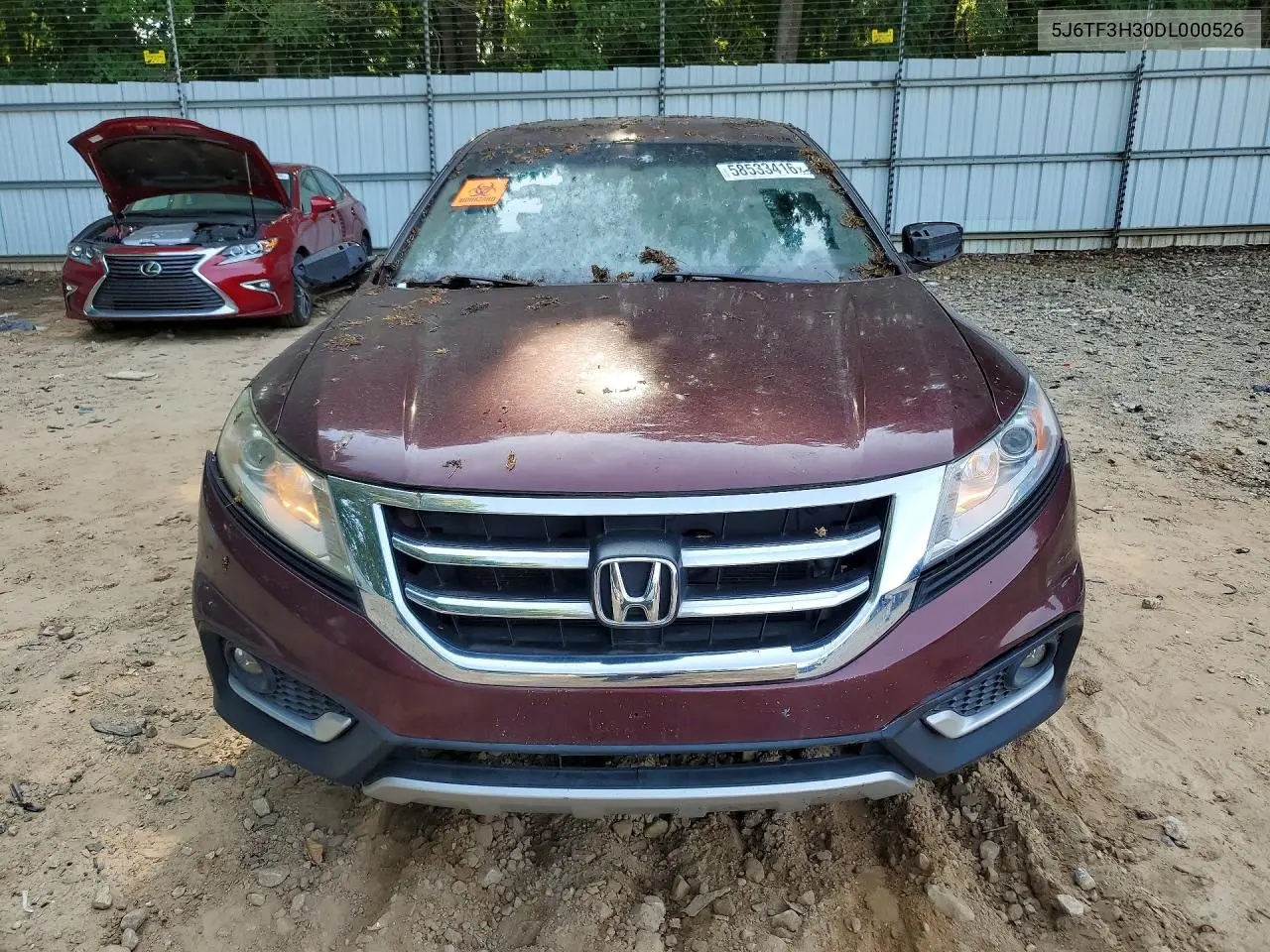 2013 Honda Crosstour Ex VIN: 5J6TF3H30DL000526 Lot: 58533416